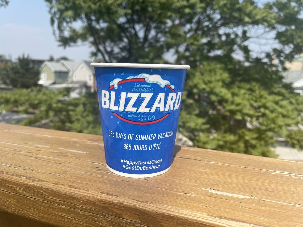 A Smarties Blizzard.