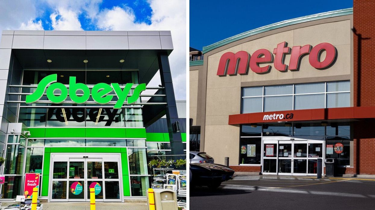 A Sobeys in Canada. Right: A Metro in Ottawa.