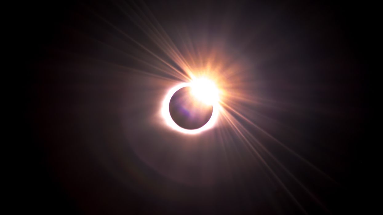 A solar eclipse in 2017.