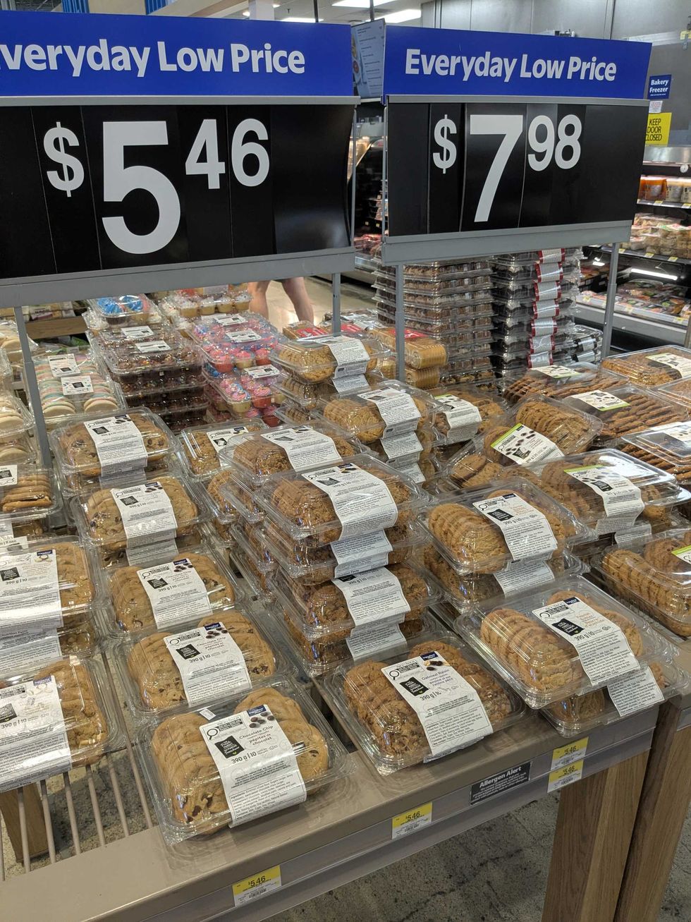 A stack of cookies at Walmart