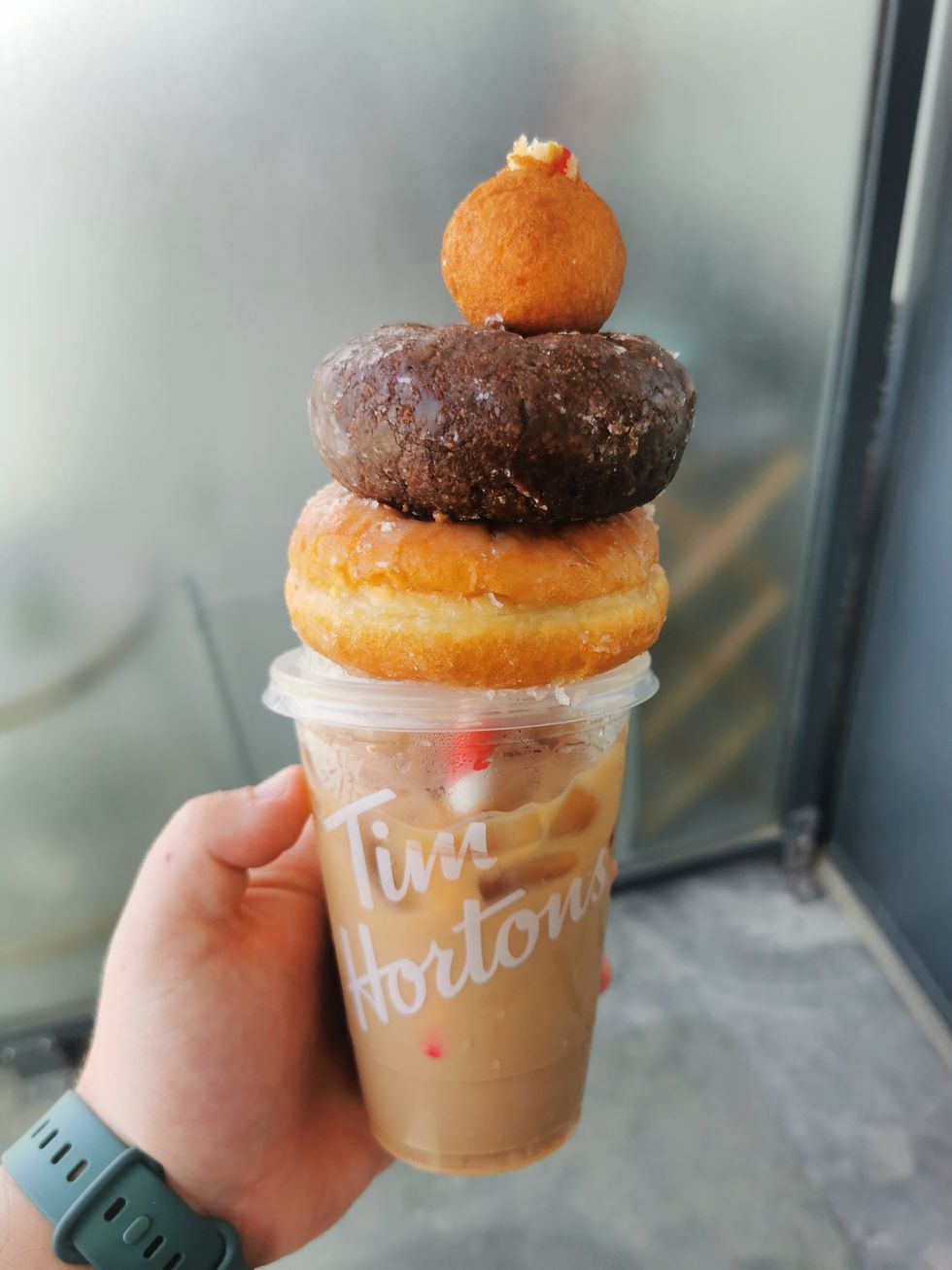 A Stanley Cup from Tim Hortons.