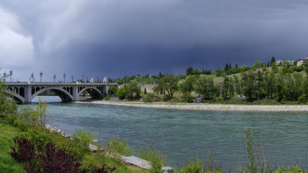 A storm in Calgary.