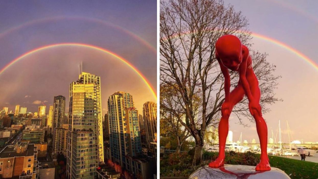 A Stunning Double Rainbow Was Spotted In Vancouver & There Were Some Awesome Pictures