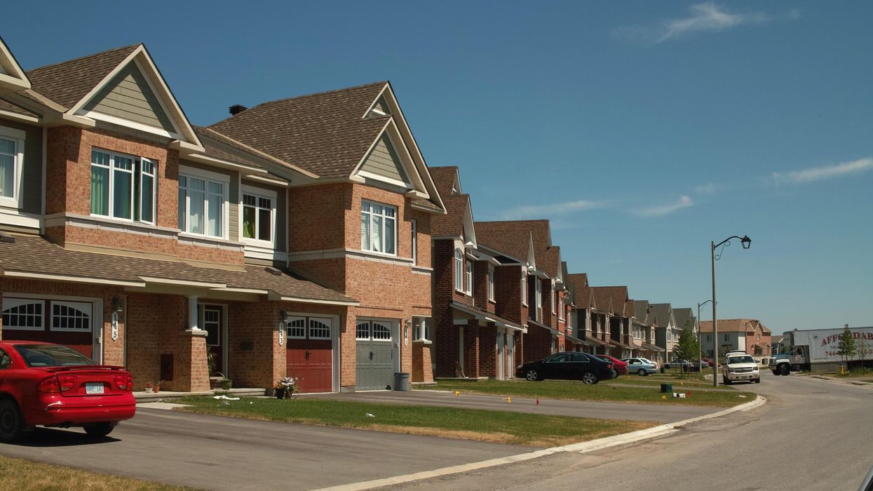 A suburban street in Ontario.