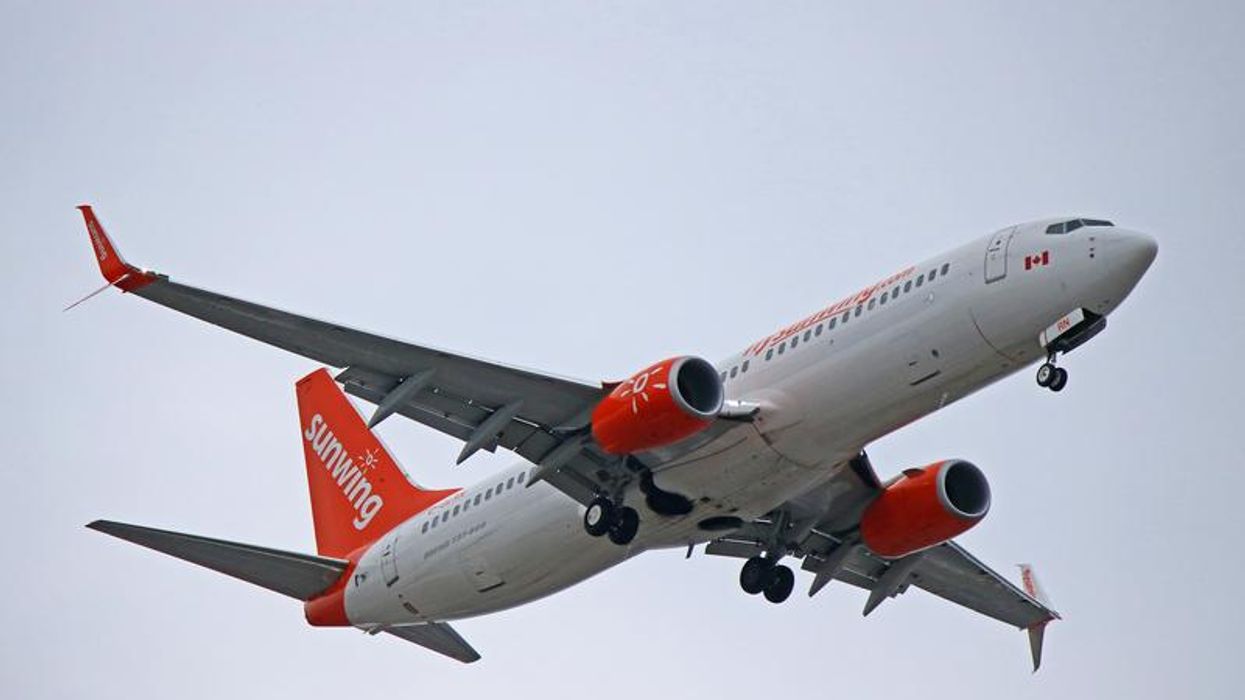 A Sunwing flight.