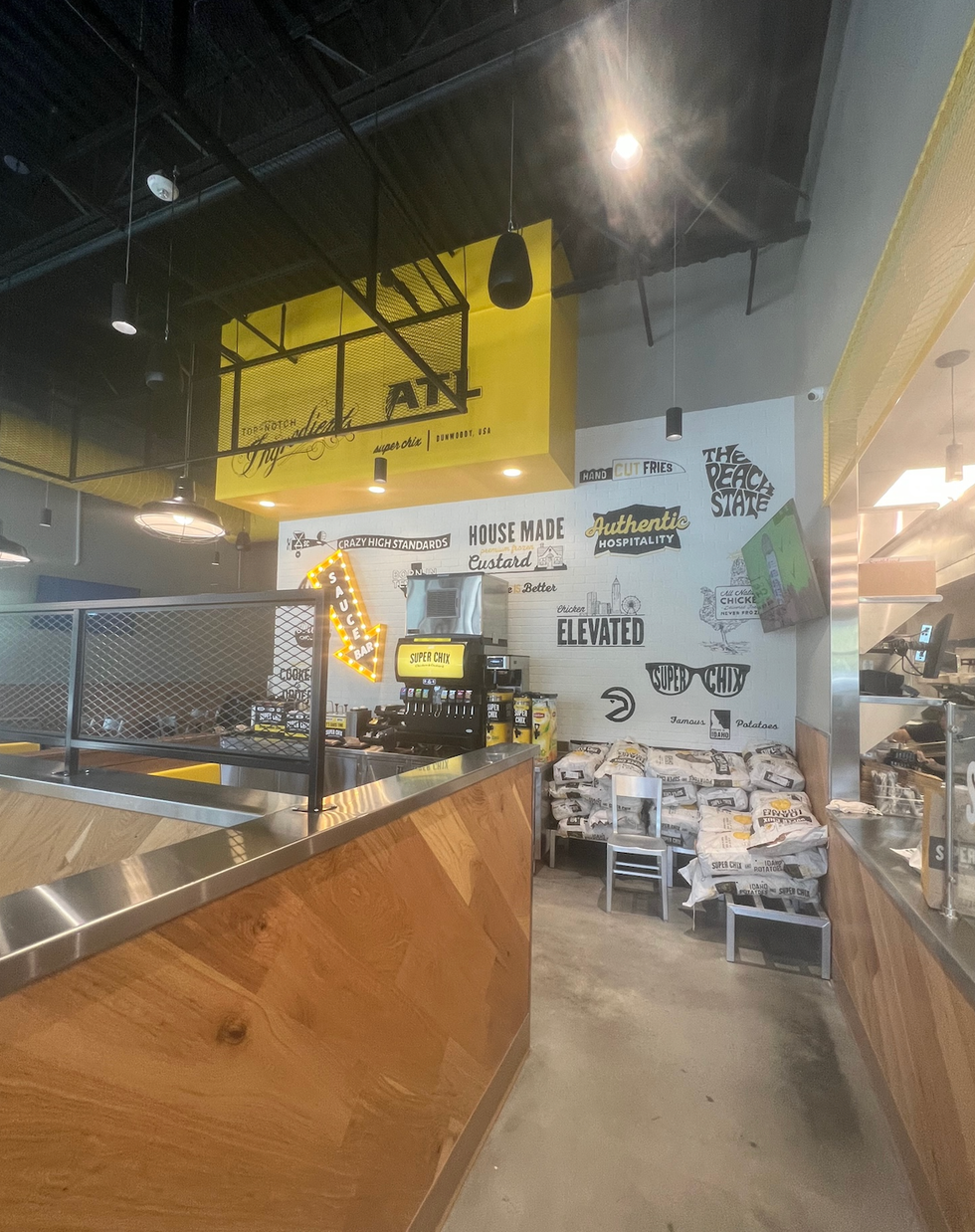 A Super Chix location in Atlanta, GA.