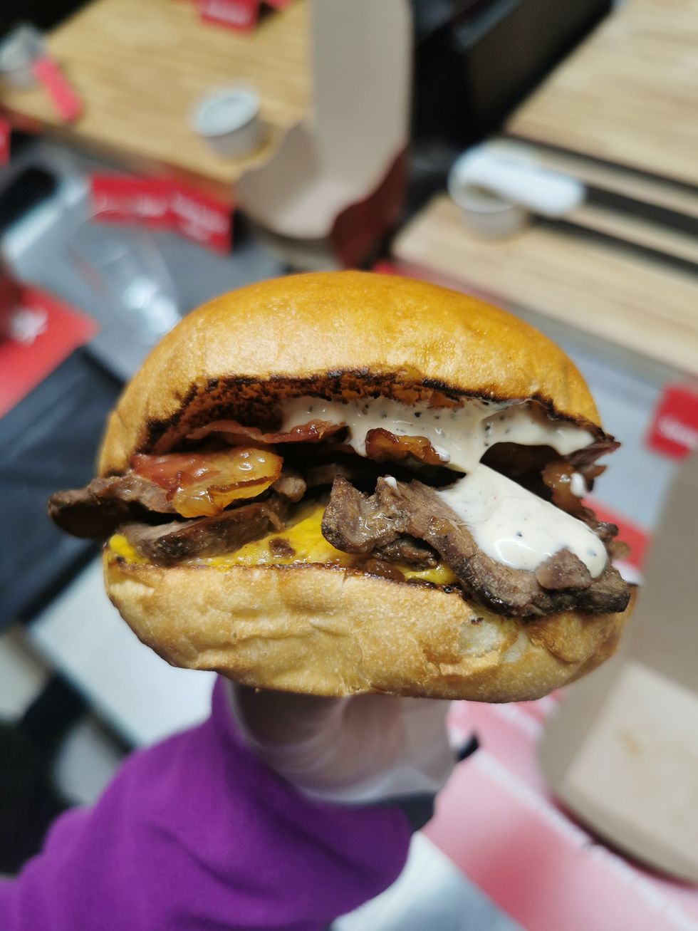 A Supreme Stack sandwich.