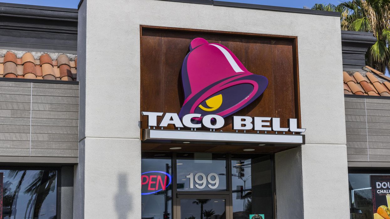 A Taco Bell restaurant.