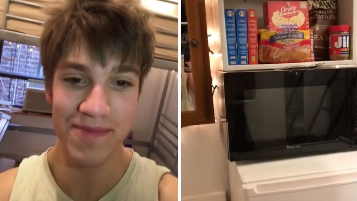 A TikTok Video Tour Shows NYC's 'Smallest Apartment' & The Washroom Is Nowhere To Be Seen