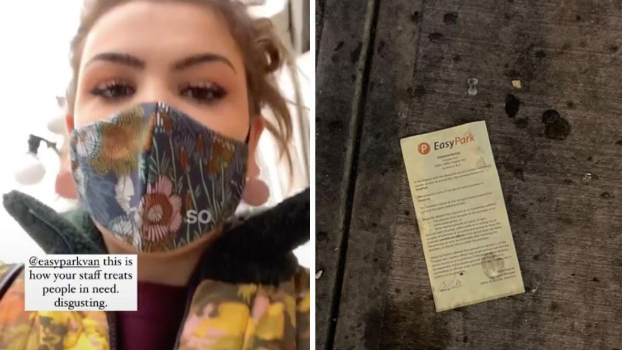 A TikToker Is Horrified After A Trespass Notice Was 'Taped' To A Man Sleeping In Vancouver