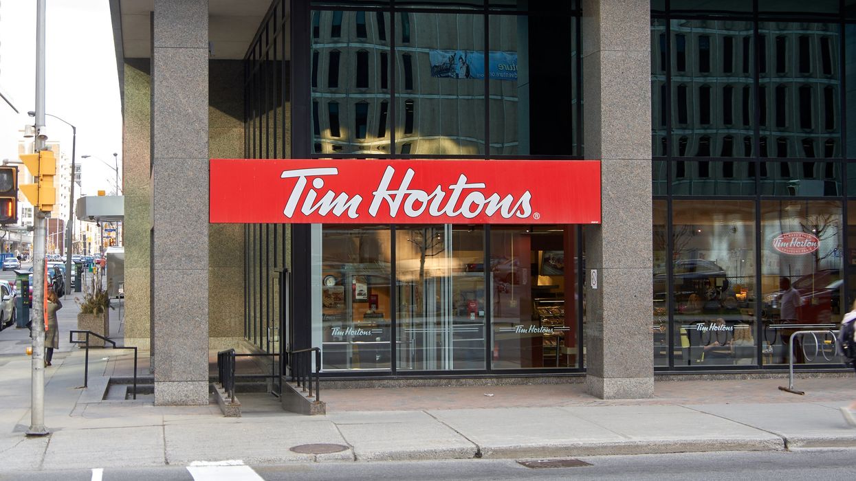 A Tim Hortons in Ottawa.