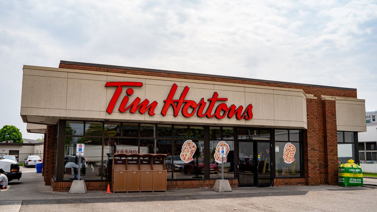 A Tim Hortons location in Canada.