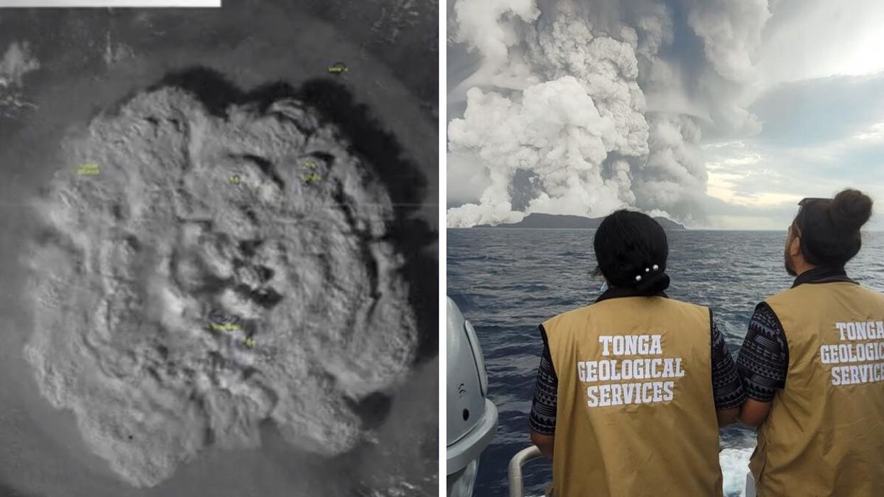 A Tonga Volcano Caused Huge Tsunamis & You Could See The Blast From Space