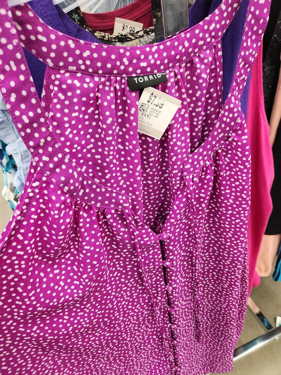 A top from Torrid at Value Village.