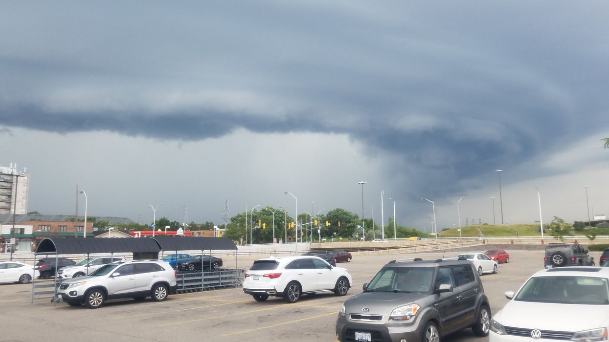 A tornado in Ontario.