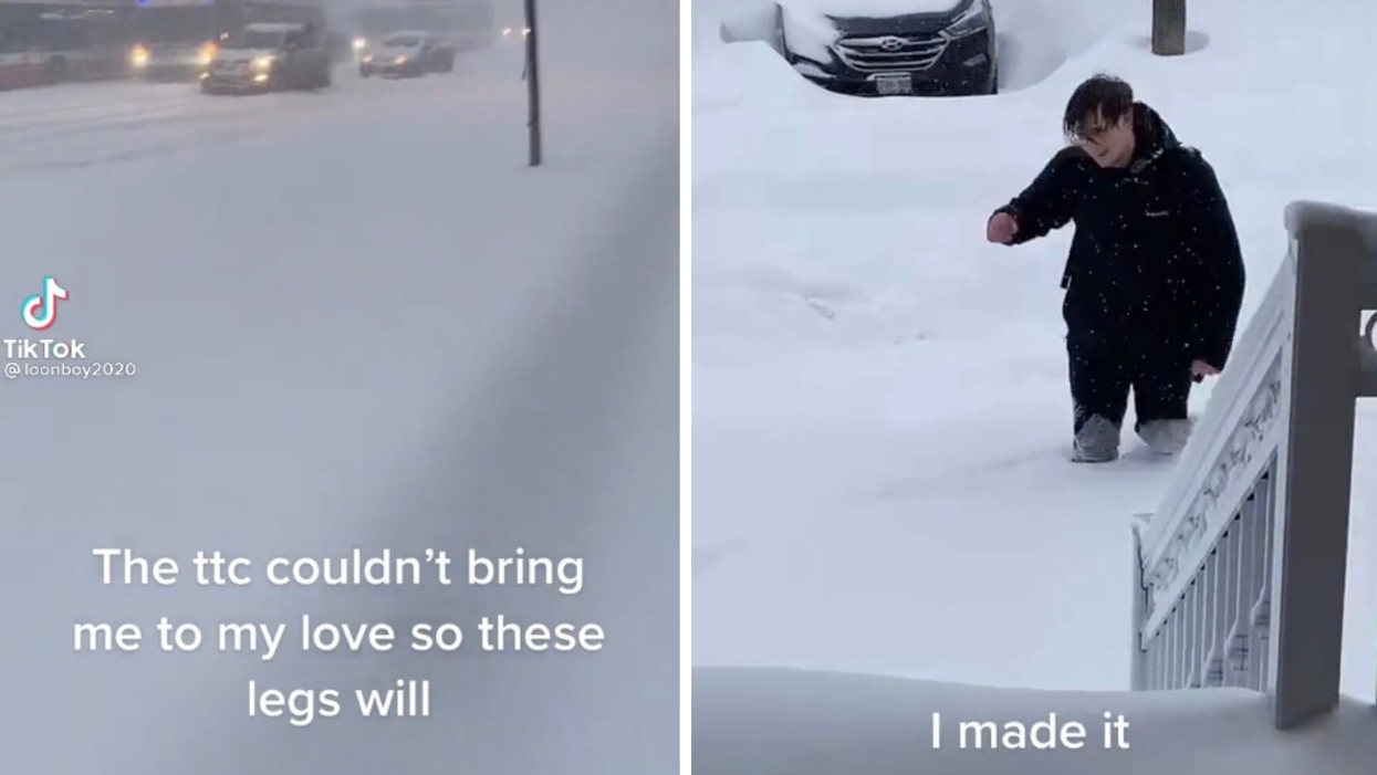 A Toronto Man Walked 12 km To See His Girlfriend In A Blizzard & Filmed His Journey (VIDEO)