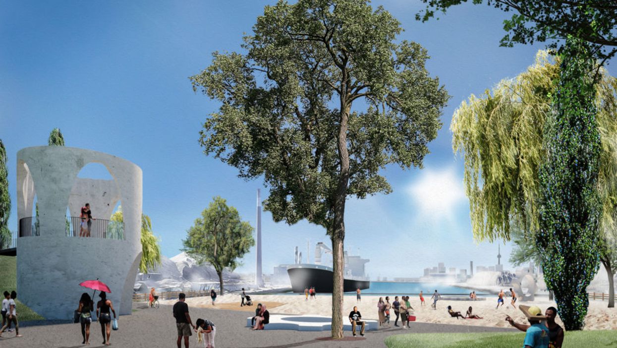 A Toronto Park Coming To The City's East-End Will Include Its Own Beach (PHOTOS)