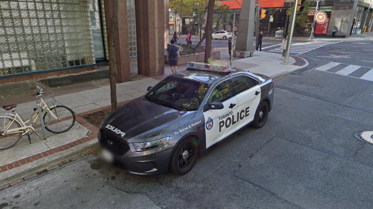 A Toronto police cruiser.