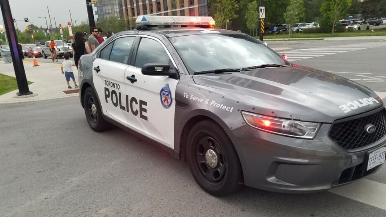 A Toronto Police cruiser.