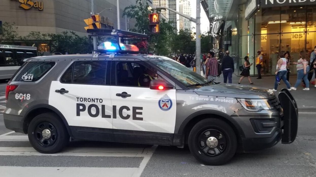 A Toronto police cruiser