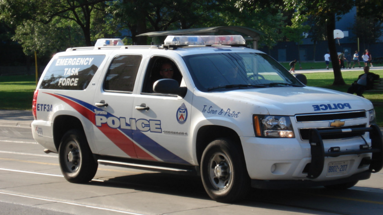 A Toronto Police cruiser.