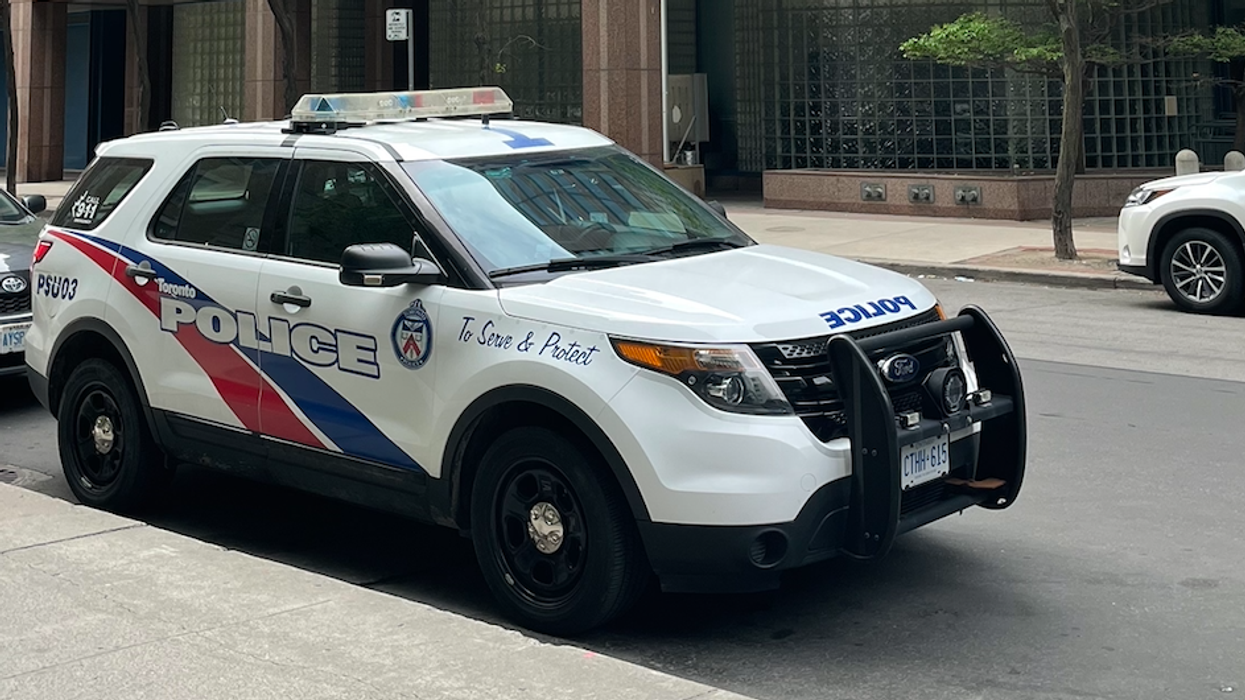 A Toronto Police Service car.