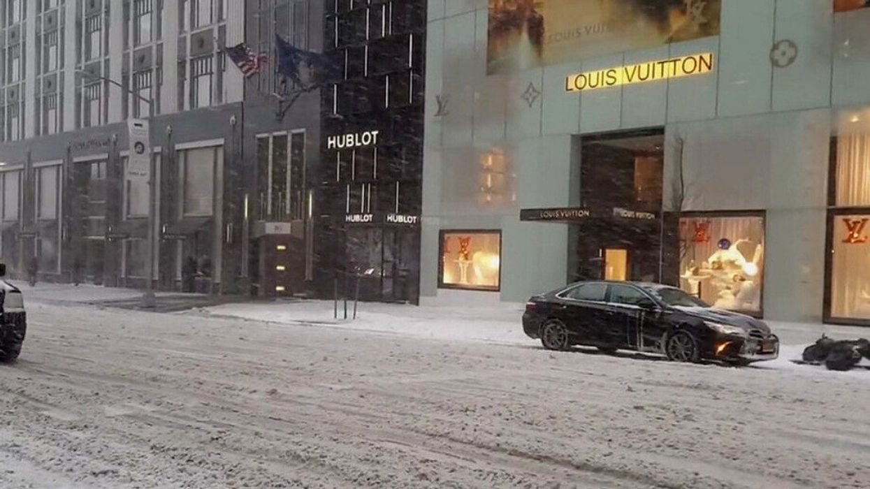 A Toronto street in winter