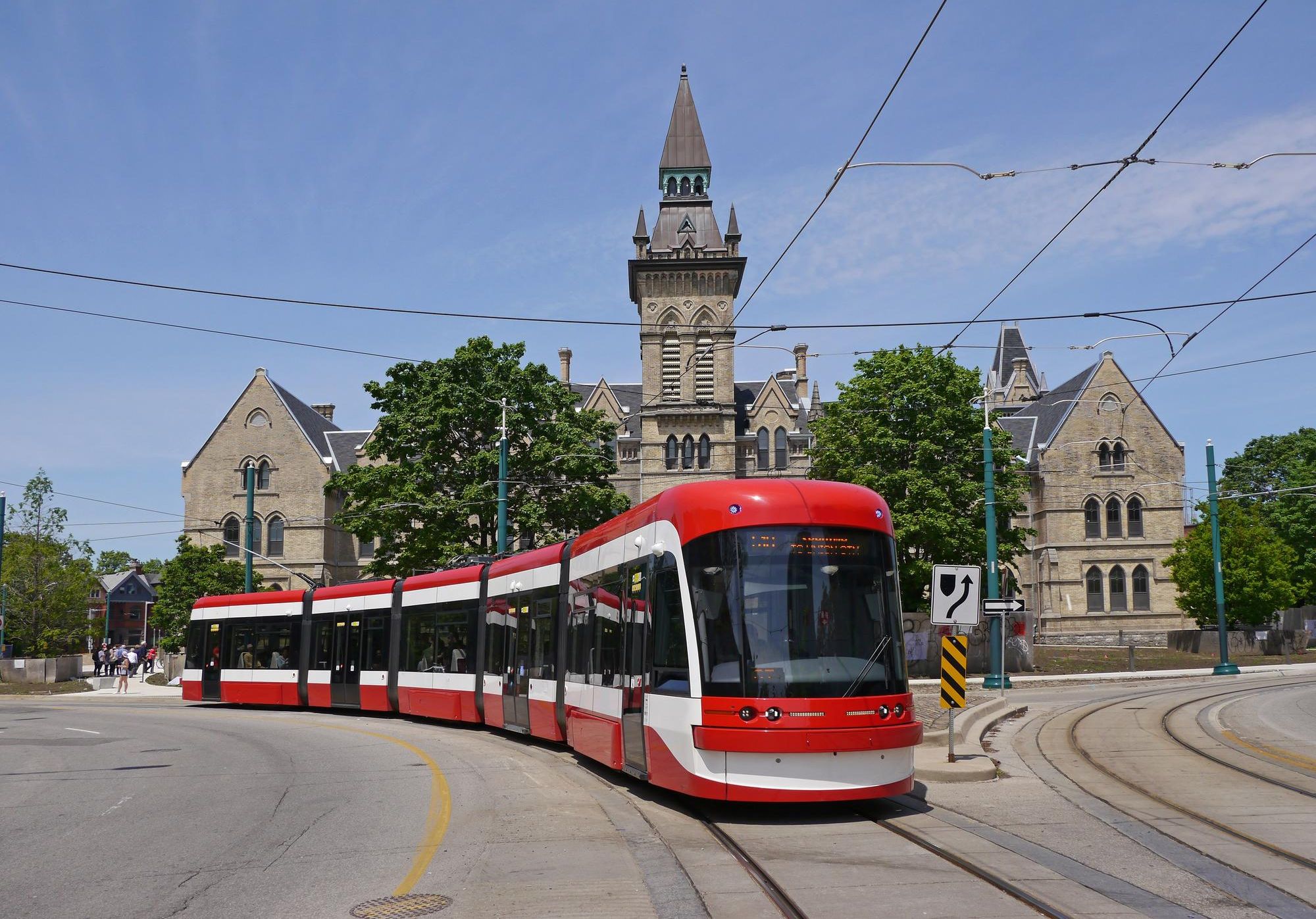 A Toronto streetcar.