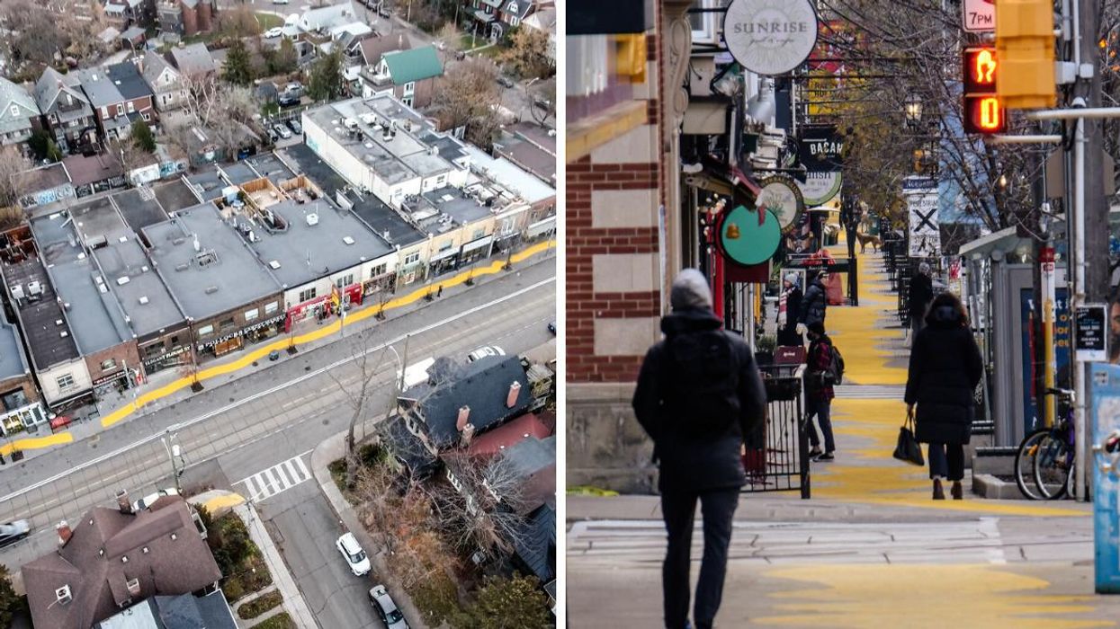 A Toronto Village Just Got A 2-km Yellow Road & It's Like You're Off To See The Wizard