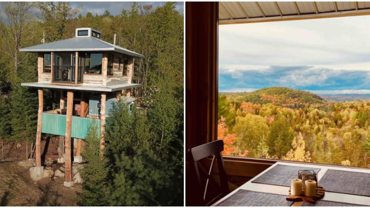 A Treehouse Airbnb Near Ottawa Will Make You Feel Like You're Looking Down At The World