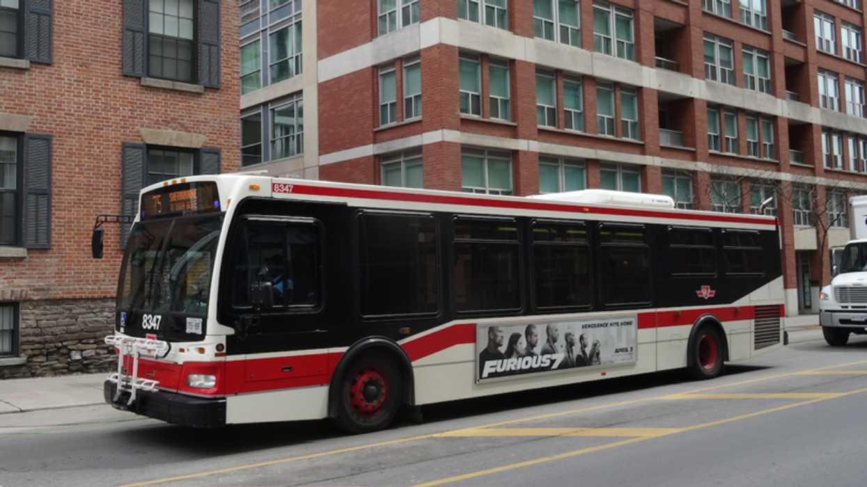 A TTC bus.