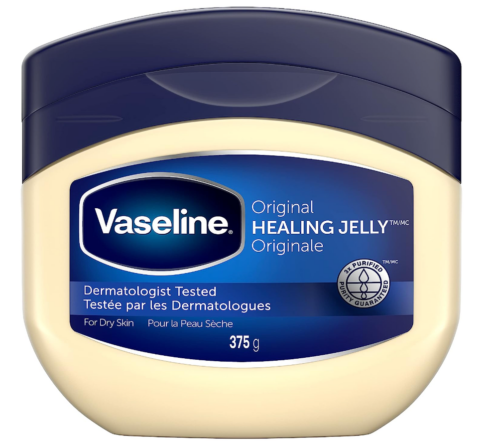 A tub of Vaseline Original Healing Jelly.