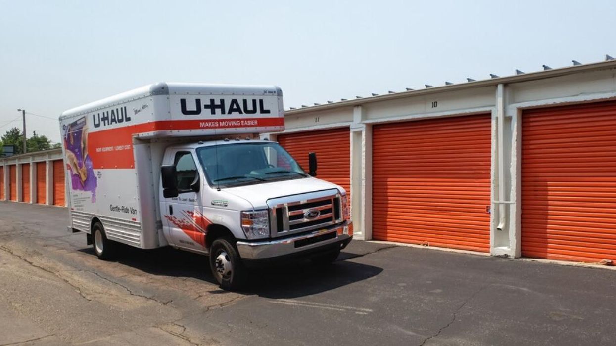 A U-Haul truck.