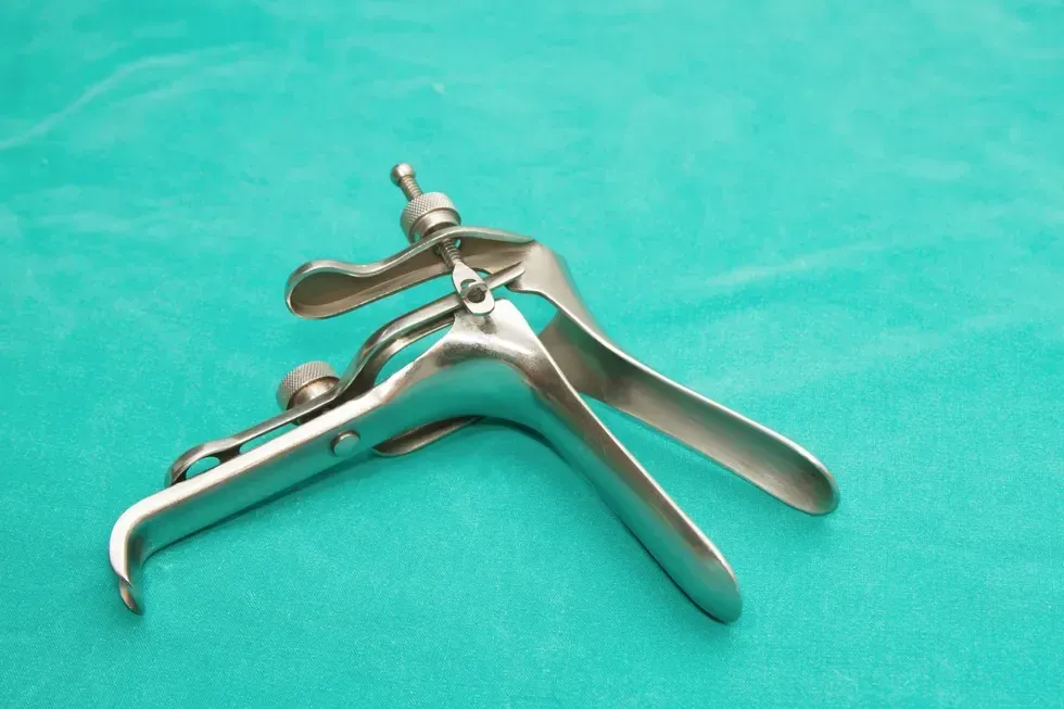 A vaginal speculum.