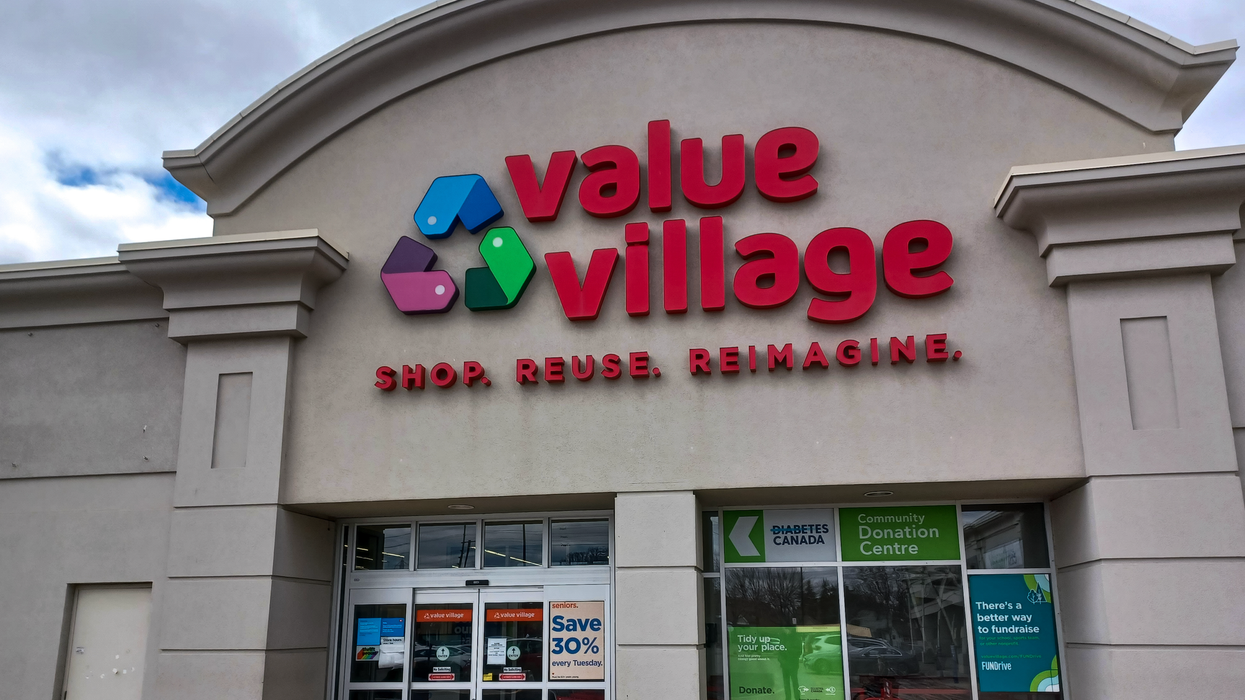 A Value Village storefront in Toronto, Ontario.