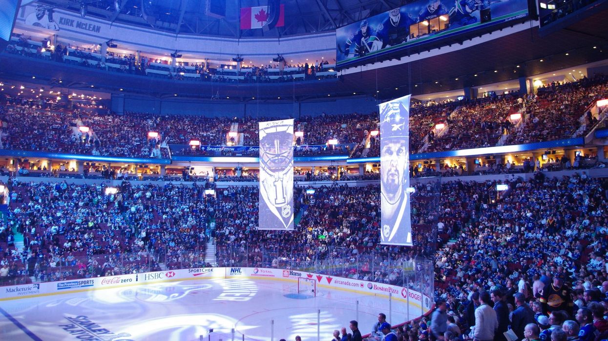 A Vancouver Canucks game.