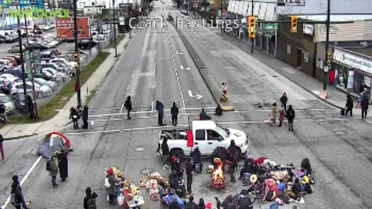 A Vancouver Road Blockade Is Protesting The Criminalization Of Indigenous Land Defenders