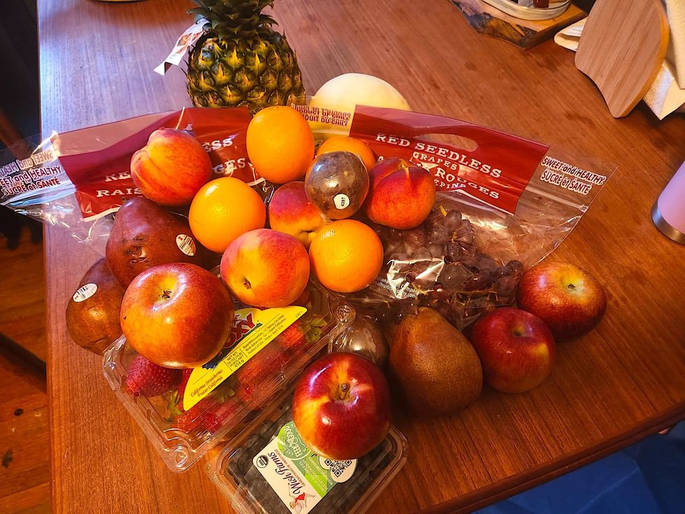 A variety of fruit from Odd Bunch.