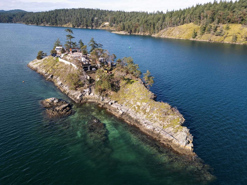 A view of an island.