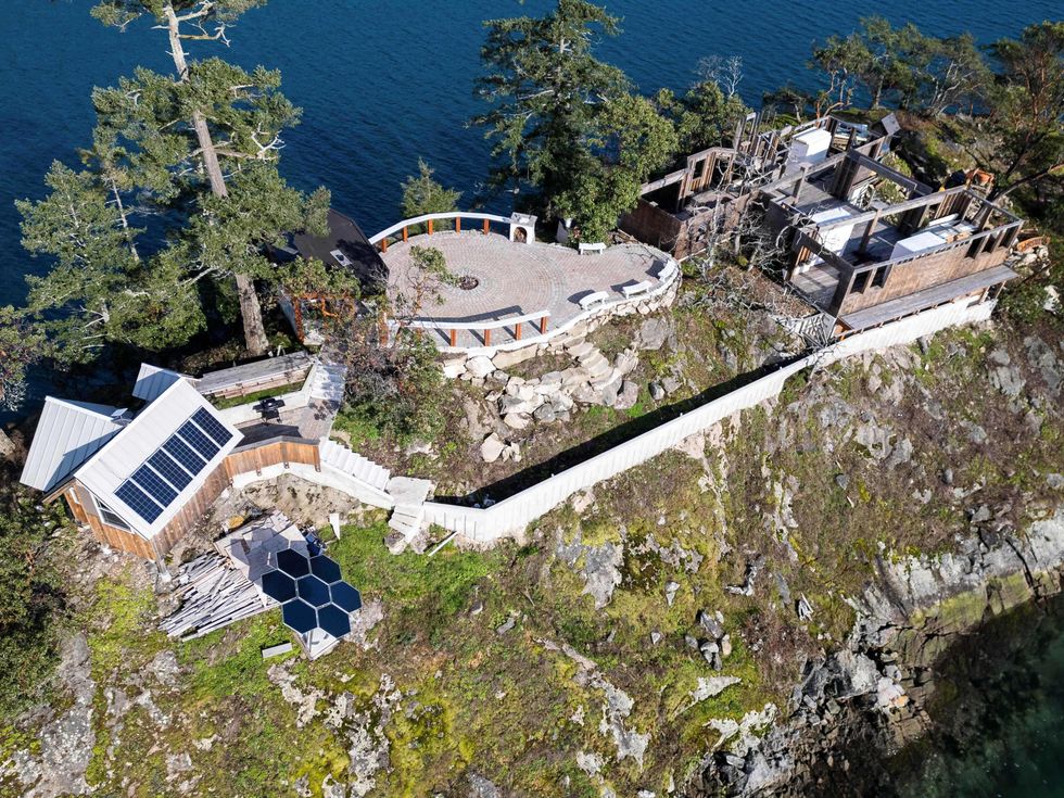 A view of an island.