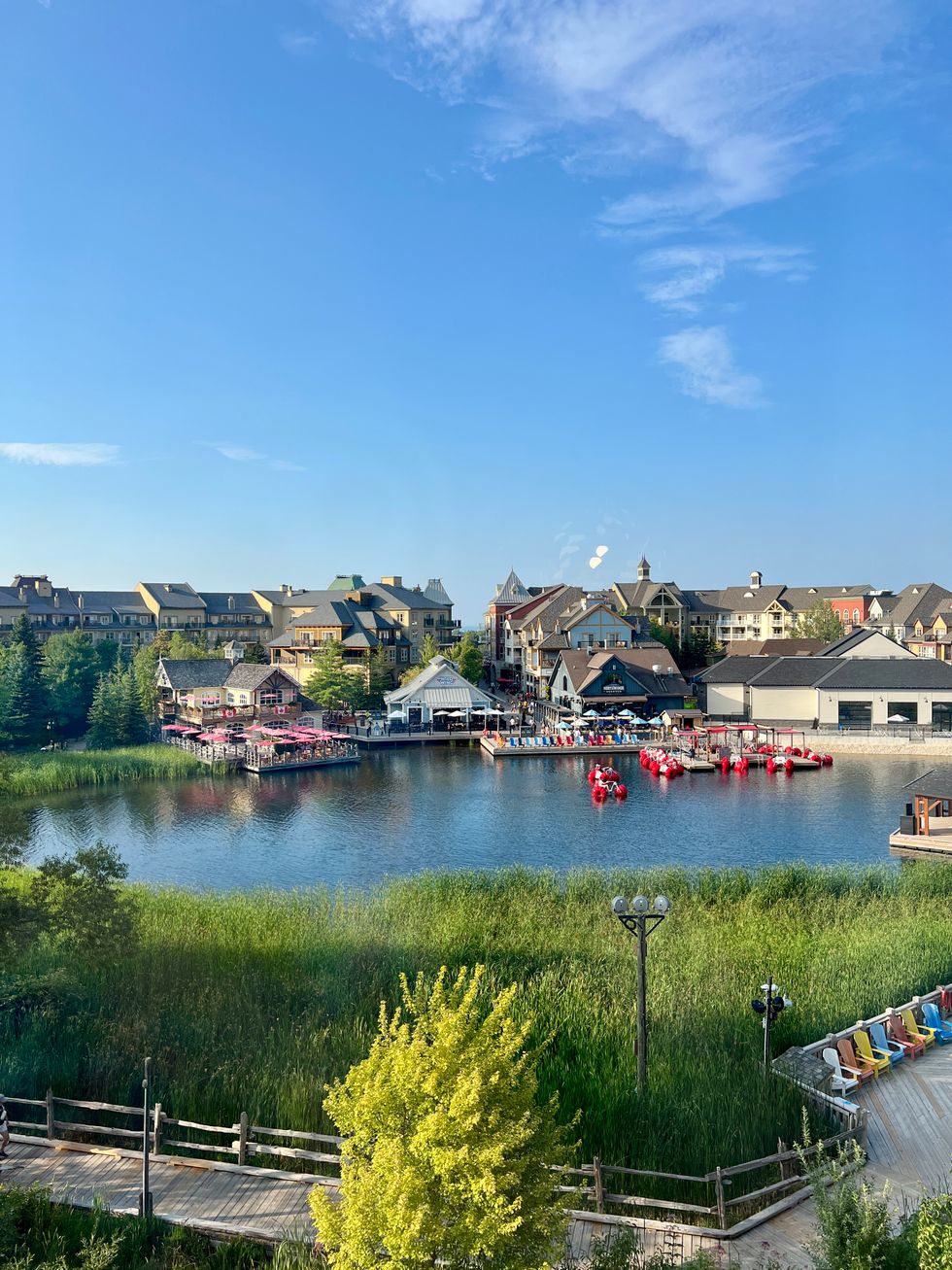 A view of Blue Mountain Village.