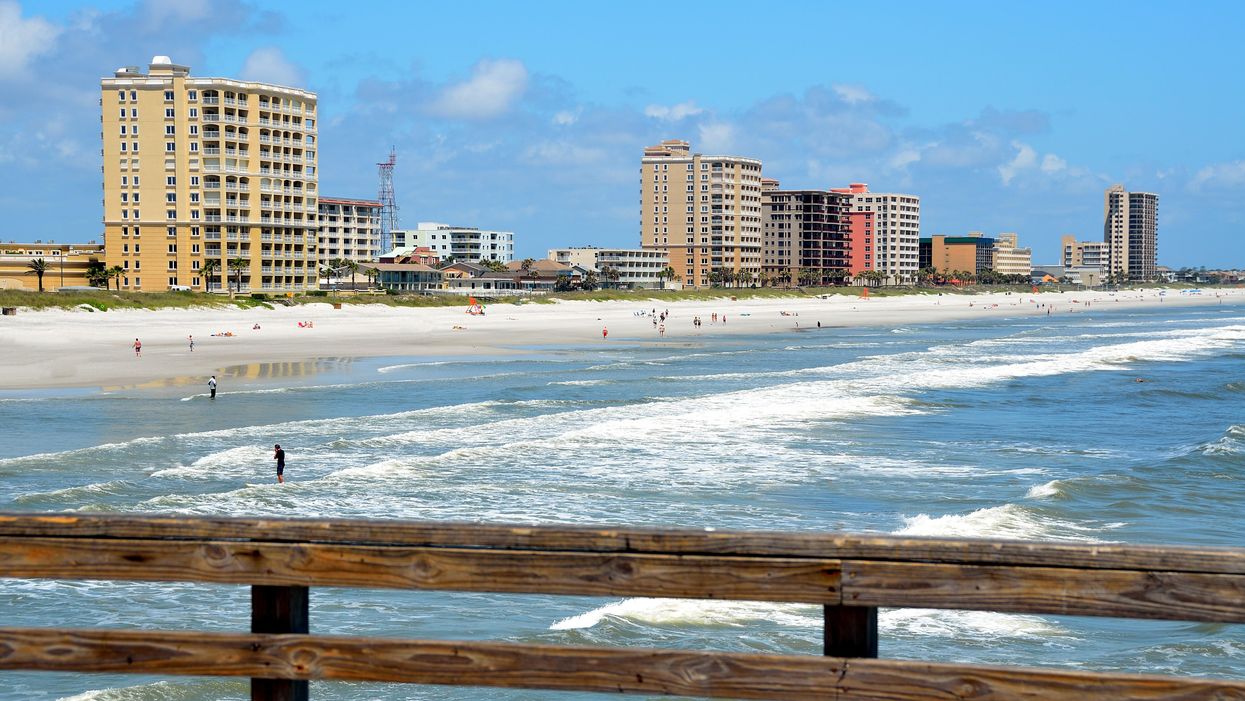 A view of Jacksonville, Florida's beach.