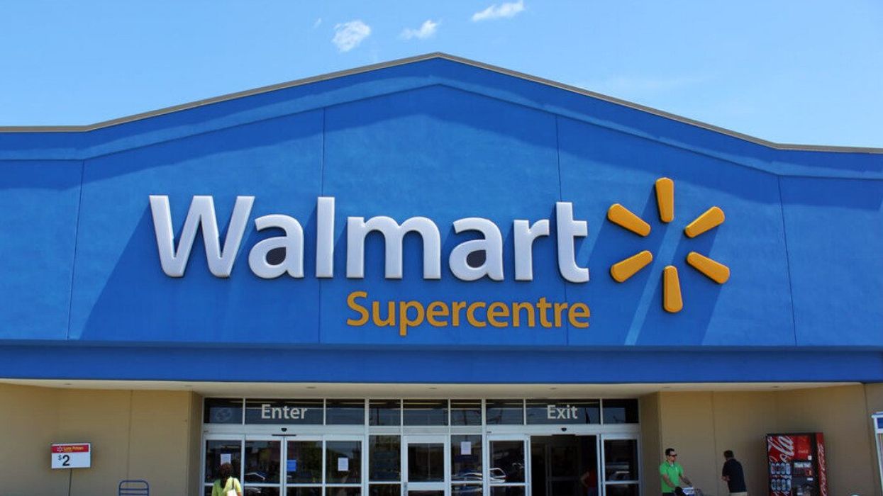 A Walmart in Canada.