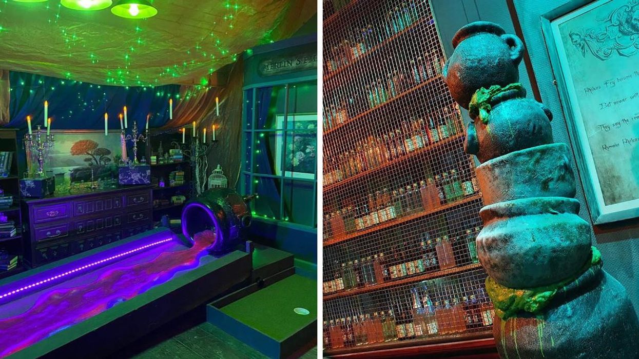A wizarding golf course