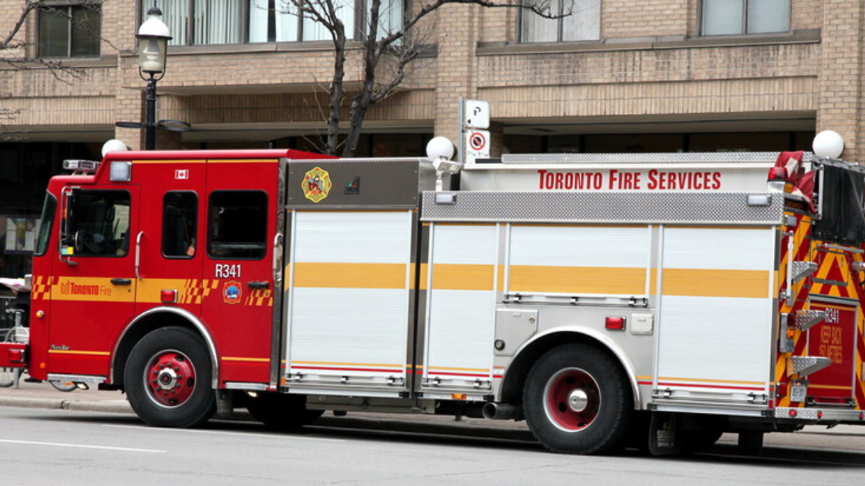 A Woman Was Arrested After Allegedly Stealing A Fire Truck From A Toronto Station