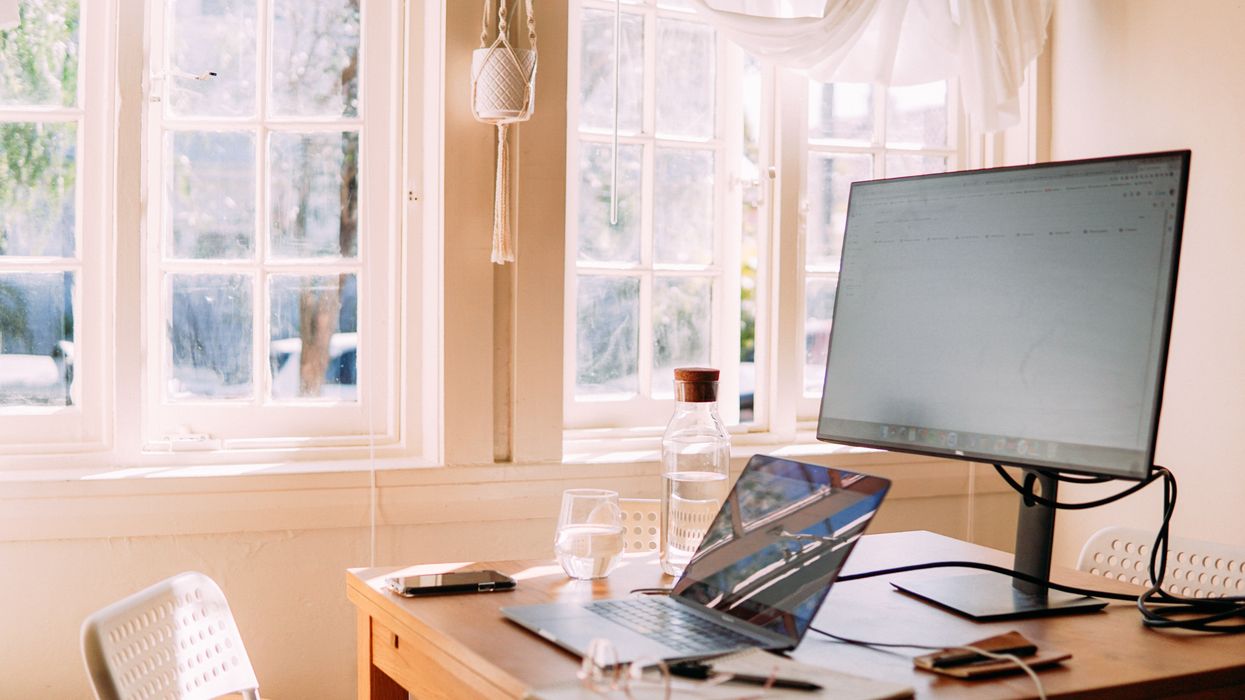 A work from home setup.