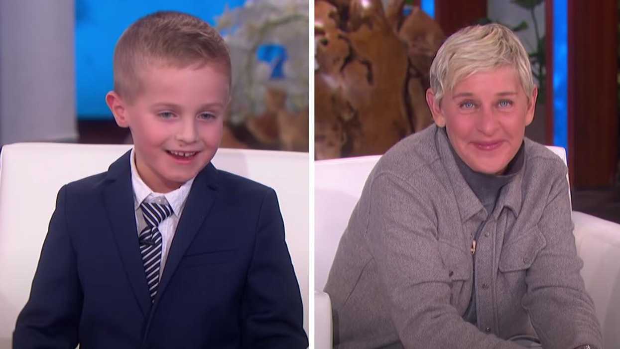 A Young Canadian 'Hockey Coach' Gave Ellen A Pep Talk & It Brought Her To Tears (VIDEO)