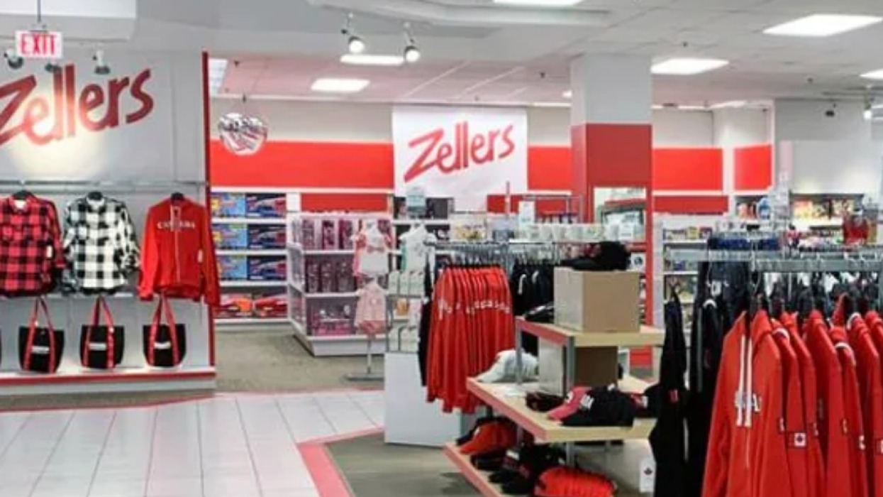 A Zellers pop-up in Burlington.
