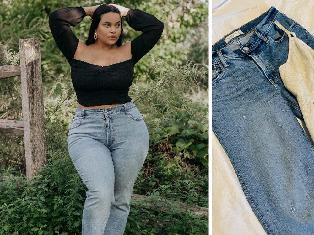 Abercrombie s Curve Love Jeans Are The Denim That Dreams Are Made