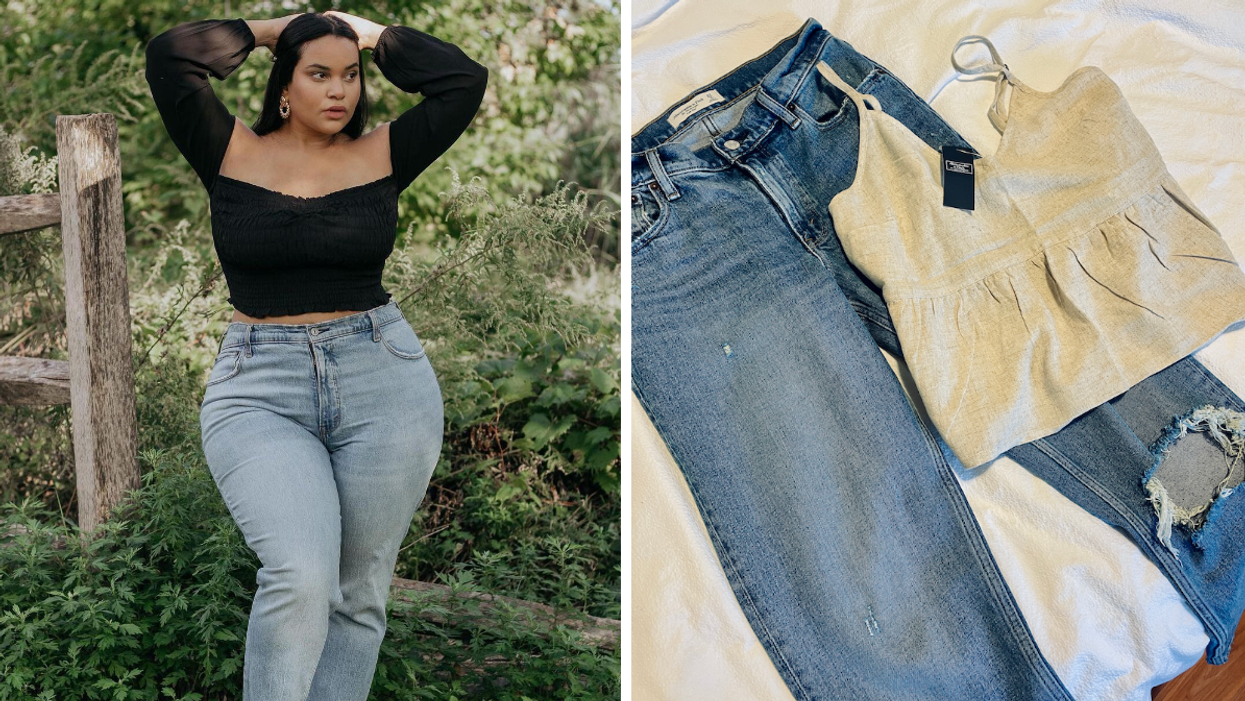 Abercrombie's Curve Love Jeans Are The Denim That Dreams Are Made Of & You Can Get 40% Off RN